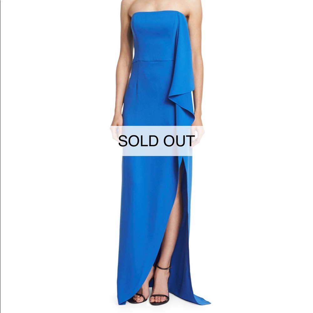 Halston cobalt dress size 8